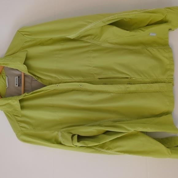 Columbia Titanium Button Down Lightweight Hiking Outdoor Camping Jacket Sz L - Picture 1 of 12